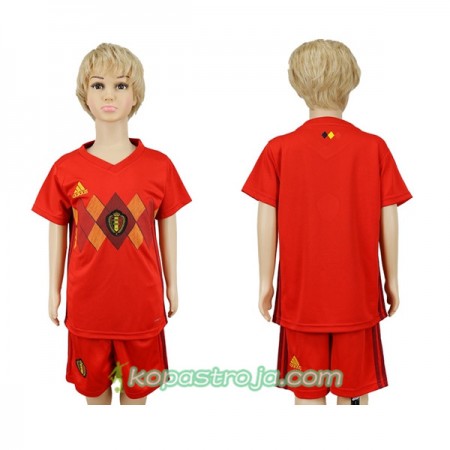 Billiga Fotbollströjor Belgien Barn WM 2018 Hemma tröja